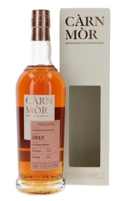 Aberlour 2013 2022 9y Oloroso Sherry/ 6 Fässer Speyside Carn Mor 47,5% vol. 0,7l  Strictly Limited Highland Whisky  limitiert