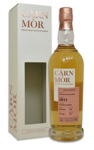 Carn Mor Linkwood 2011 2021 9y Bourbon Barrel Speyside 47,5% vol. 0,7l  Strictly Limited Whisky Vanille frische Zitrus