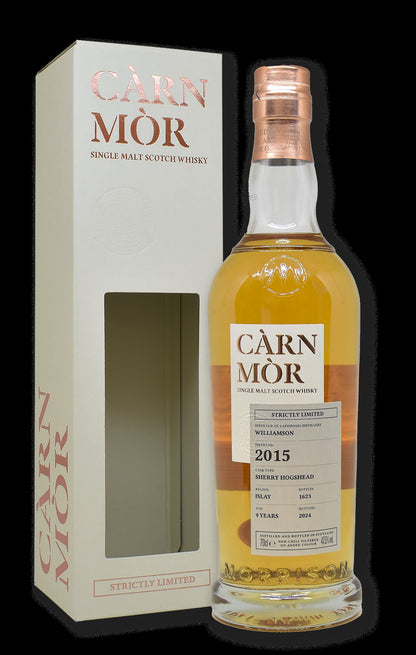 Laphroaig Williamson 2015 sherry cask 9 y Carn Mor Hogsheads Islay 47,5% vol. 0,7l Whisky