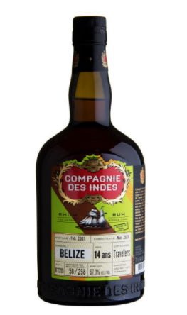 Compagnie des Indes Belize, Travellers Dist 14Y 67,1% vol. 0,7l Rum Rhum Dieser Rum ist der ein Jahr ältere Nachfolger des 13