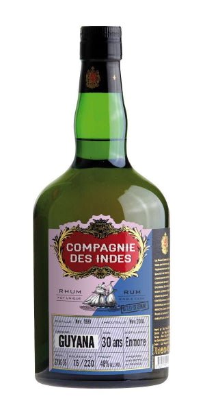 Compagnie de indes Enmore 1988 Guyana 30y 0,7l 48% vol.  Single Cask RUM CDI Rum