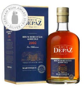 Depaz Millesimes 2002 Rum 45 % vol. 0,7l Rhum