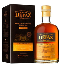 Načtěte obrázek do prohlížeče galerie,Depaz Hors d´Age Millesimes 2003 Single Cask Rum 45 % vol. 0,7l Rhum  limitiert auf xx Flaschen   Nase: komplexe Aromen von Gewürzen wie Zimt und Muskat sowie fruchtige Noten von Datteln und getrockneten Pflaumen.  Gaumen Anklänge von Eichenholz und Leder, begleitet von Muskat, Kakao und kandierten Früchten.  Abgang: lang anhaltend und wunderbar weich mit zusätzlichen Noten von Lakritz und Anis.
