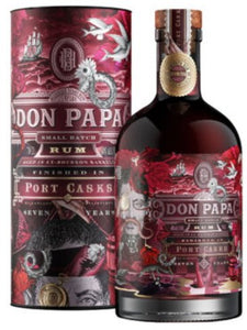 Don Papa Rum Port cask 0,7l 40 % vol. mit Geschenk Dose