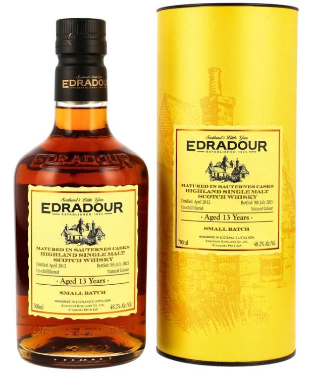 Edradour 2012 2025 13y Sauternes Cask small batch 0,7l Fl 48,2%vol. Highland single whisky 168 169 171 172 173 174