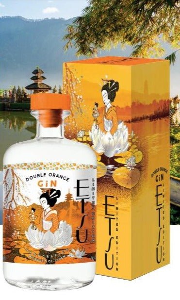 Etsu orange Gin handcrafted Japan Hokaido 0,7l 43% vol.Flasche in Geschenk karton