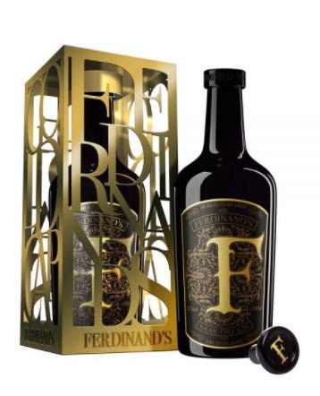 Ferdinands Saar Gin Goldcap 2020 Edition 0,5l Fl. 49 % Messing Geschenk Verpackung