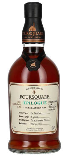 Foursquare Epilogue ECS 2026 XXXI Barbados 19Y 57 % vol. 0,7l Rum