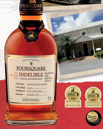 Foursquare Indelible Barbados Exceptional collection 48% vol. 0,7l limitiert limited - inn-out-shop