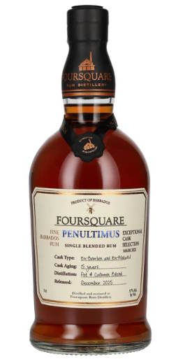 Foursquare Penultimus ECS 2025 XXX Barbados 15 Y 57 % vol. 0,7l rum