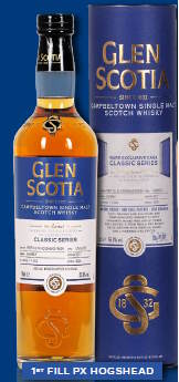 Glen scotia Single cask 2017 2025 PX cask 0,7l 55,8 %vol. glenscotia Behind the Blue Doors Classic Series Cask 4 of 5 #24/498-2