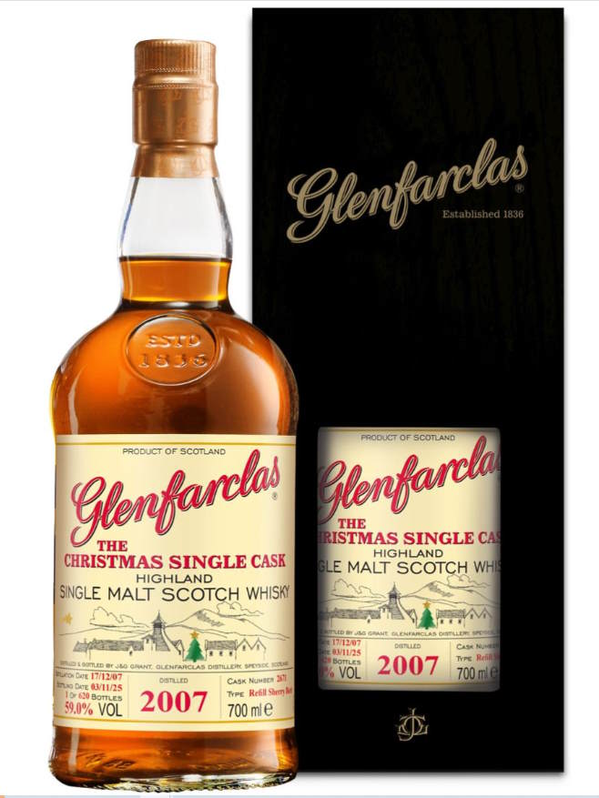 Glenfarclas Single Cask 2007 Cask Strength Exclusive Edition 0,7l 59% vol. The Christmas Scotch whisky