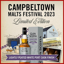 Načtěte obrázek do prohlížeče galerie,Glen scotia 11y Festival 2023 Edition white port cask 0,7l 54,7% vol. Whisky
