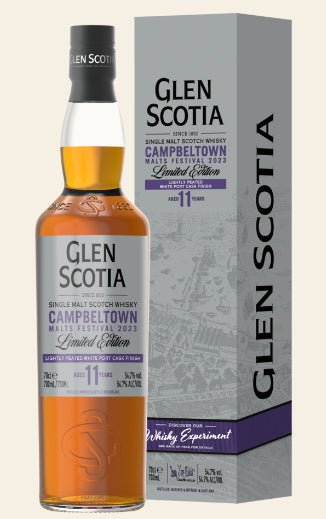 Glen scotia 11y Festival 2023 Edition white port cask 0,7l 54,7% vol. Whisky