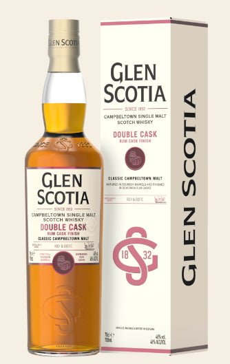 Glen scotia double cask rum finish single malt scotch whisky 0,7l Fl 46% vol.