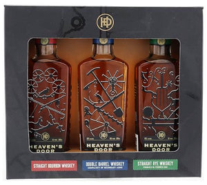 Heaven‘s Door Trio Pack tasting Straight Rye Whiskey 3x 0,2l 42% vol. Bob Dylon