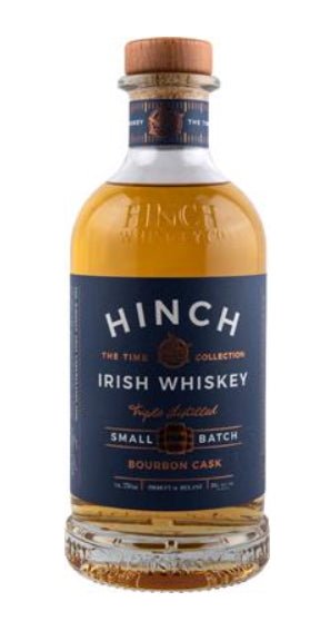 Hinch Small Batch Bourbon Cask 43%vol 0.7l Irischer Whiskey  Dieser Whiskey, als Premium Blend aus 25% Single Malt und 75%