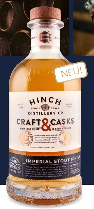Hinch Craft & Cask Imperial Stout Finish Edition 43%vol 0.7l Whiskey irlandais limité à pour D 1.500 Fl