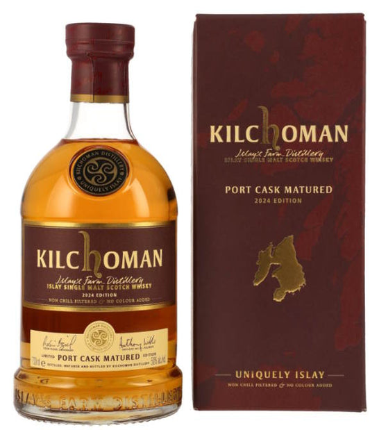 Kilchoman Ruby Port Cask Vollreifung 2024 Edition 0.7l 50% scotch whisky limitiert matured