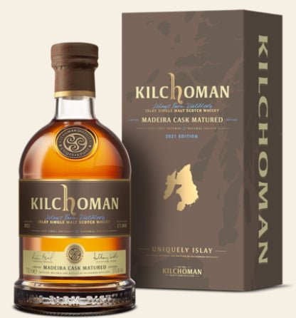 Kilchoman Madeira cask 2021 limited Edition 0.7l 50% single cask scotch whisky 50ppm limited to 17,000 bottles worldwide.
