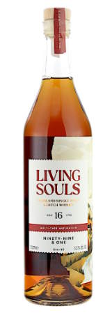 Living Souls Error #2 16 y Ninety-Nine & one Whisky 0,7l 52,1 % vol. Highland Single malt