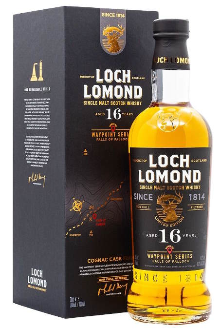Loch Lomond 16 Falls of Falloch Waypoint Series First Fill Cognac cask 46,2 % Whisky