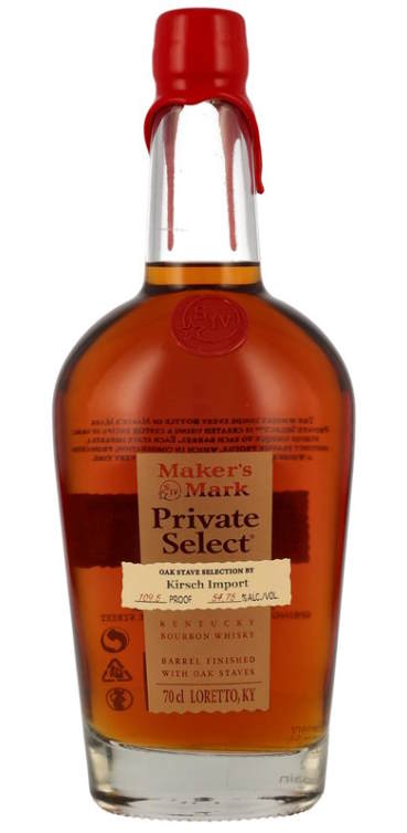 Makers Mark Single Barrel 2023 KI Private Select Oak Stave cask strength 0,7l 54,75% vol. Bourbon Whiskey KI - inn-out-shop