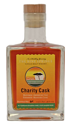 The Nine Springs Charity Cask Madeira single cask 7y Whisky 0,5l 46% vol. Eichsfeld