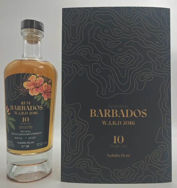 Nobilis Barbados WIRD 2016 2026 0,7l #58 64,5% vol.single cask rum