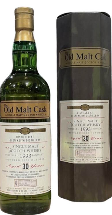 Glen Keith 1993 single cask 30Y 50% vol. 0,7l Whisky Hunter Laing OMC hlxx