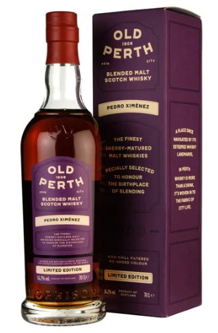 Old Perth PX cask limited Edition 0,7l 56,2% vol. Whisky  limitiert auf 7800 Flaschen weltweit   Nase  Sultanine, Pflaume, K