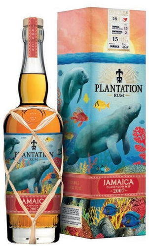 Plantation Jamaica one time MSP 2007 2021 Clarendon Distillery 0,7l 48,4% vol. limited Edition Rum Sonderedition limitiert... Melasse Fermentation 3-4 days Pot still Continental ageing 2 y
