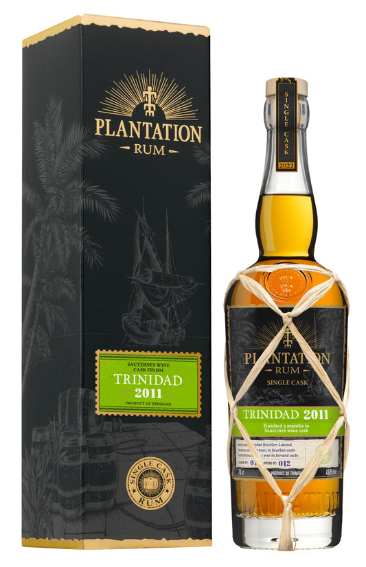 Plantation Trinidad 2011 2022 Sauternes Cask XO 0,7l 43,1 % vol. single cask rum RP cask bottling