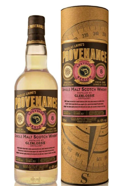Glenlossie 8Y single cask 2012 2021 Provenance 46% vol. 0,7l Whisky Hogshead 15382