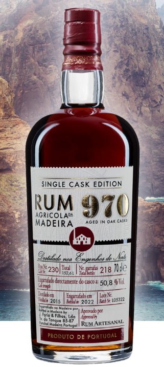Rum 970 Agricola da Madeira 7y 2015 2022 Winter #230 0,7l 50,8% vol. RA Rum Artesanal Engenhos Single