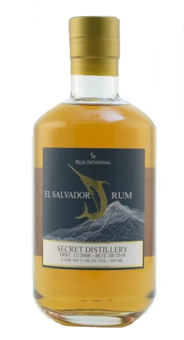 Ra Rum Artesanal El Salvador 11 Jahre 0.5l 46,3% RA single cask Rum. #3  Secret Destillery. Limitiert auf 513 Flaschen.