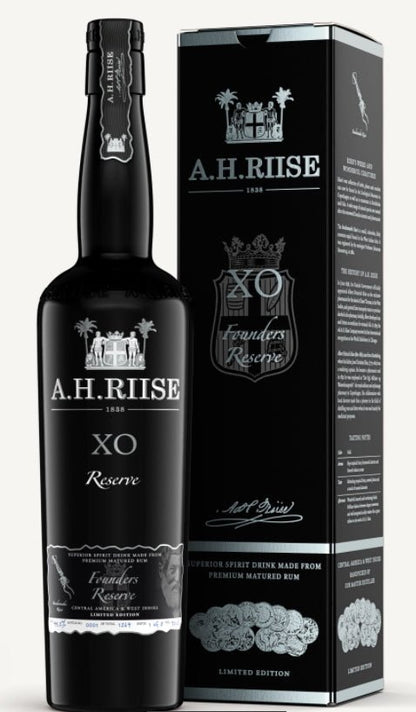 A.H.Riise XO Founders 2 bleu 2022 Reserve 0,7l 44,3% vol. rhum édition limitée - inn-out-shop