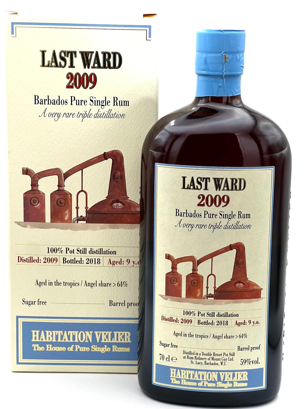 Velier Last Ward 2009 Barbados Mount Gay Rum 0,7l 59 %