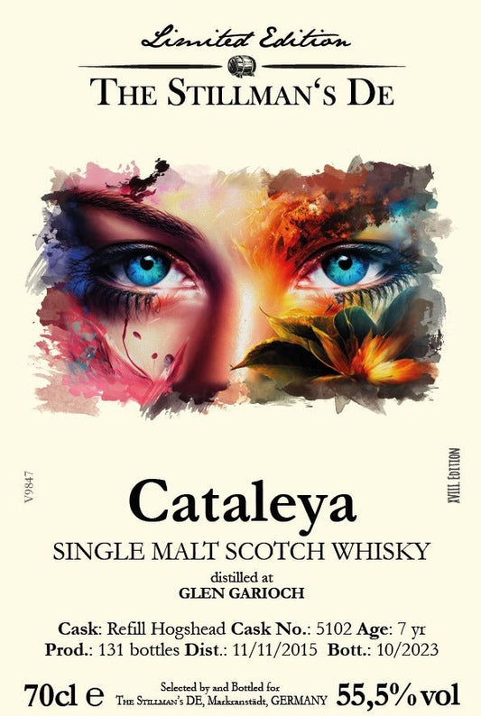 Glen Garioch 2015 2023 Cataleya  The Stillmans 0,7l 55,5% vol. Whisky Refill Hogshead  limitiert auf 131 Flaschen.