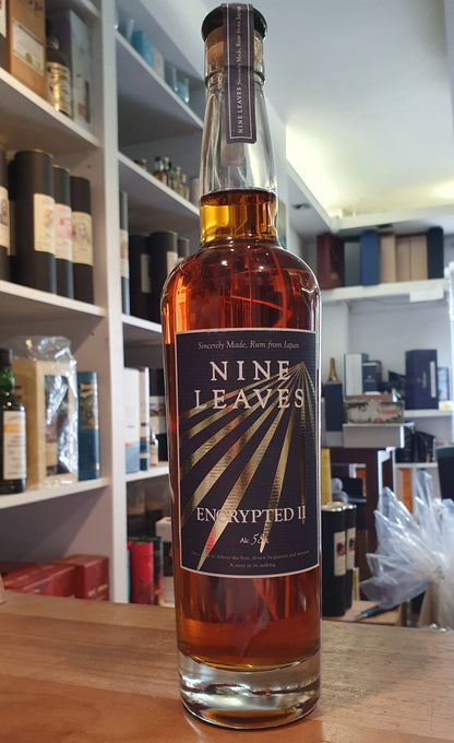 Rhum Nine Leaves Encrypted 2 II 2017 Japon 58%vol 0,7l Otsu Shiga