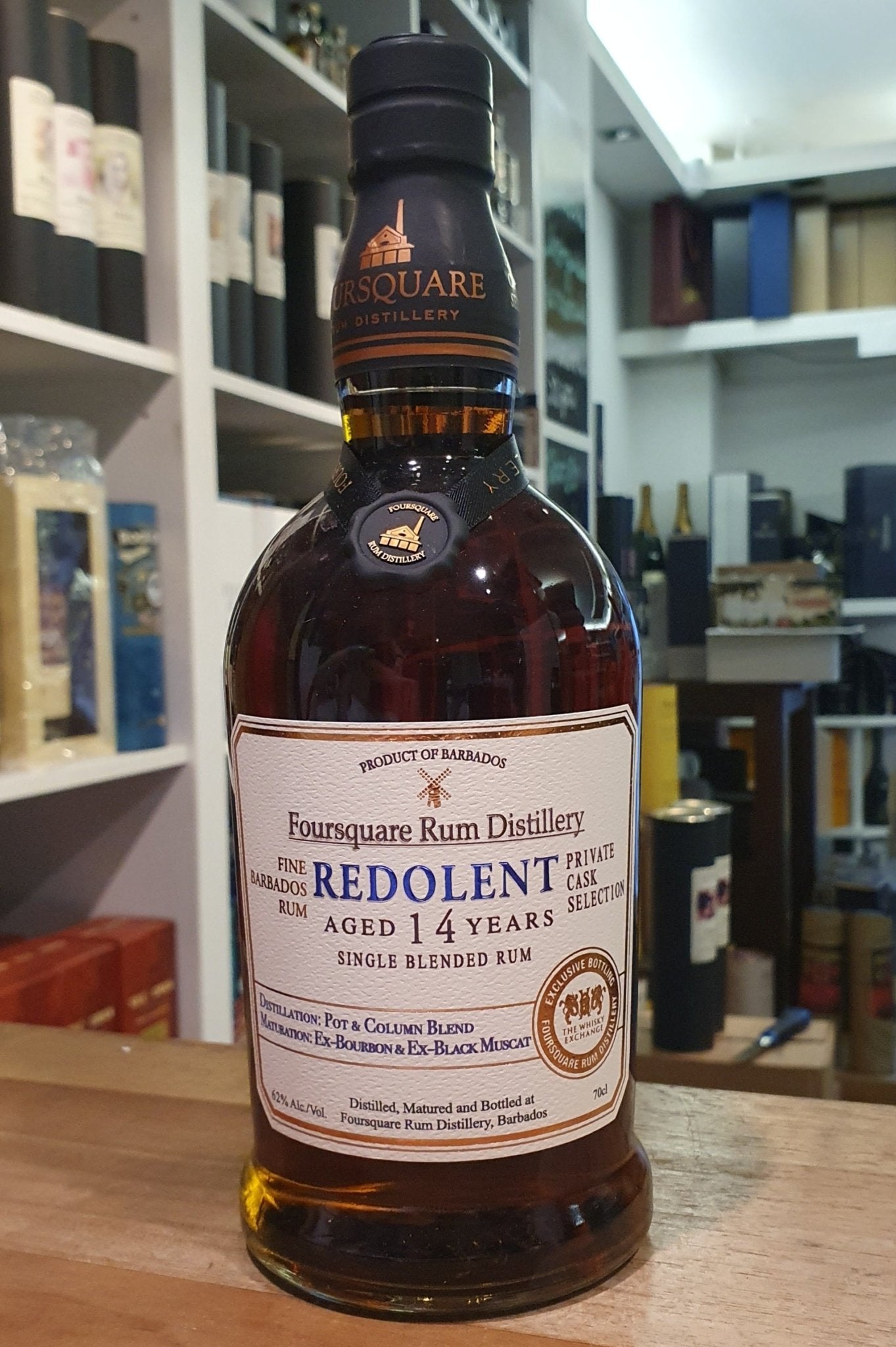 Foursquare Redolent 14 black Muscat private cask Barbados 62% vol. 0,7l single blended Rum