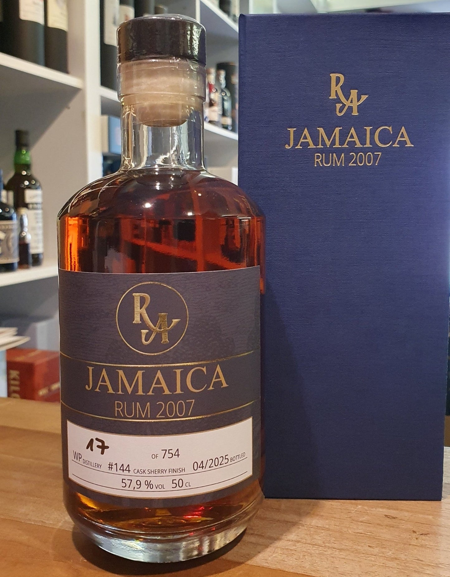 RA Jamaica 2007 WP 2025 Single sherry cask 0,5l 57,9% vol. Rum Artesanal 144
