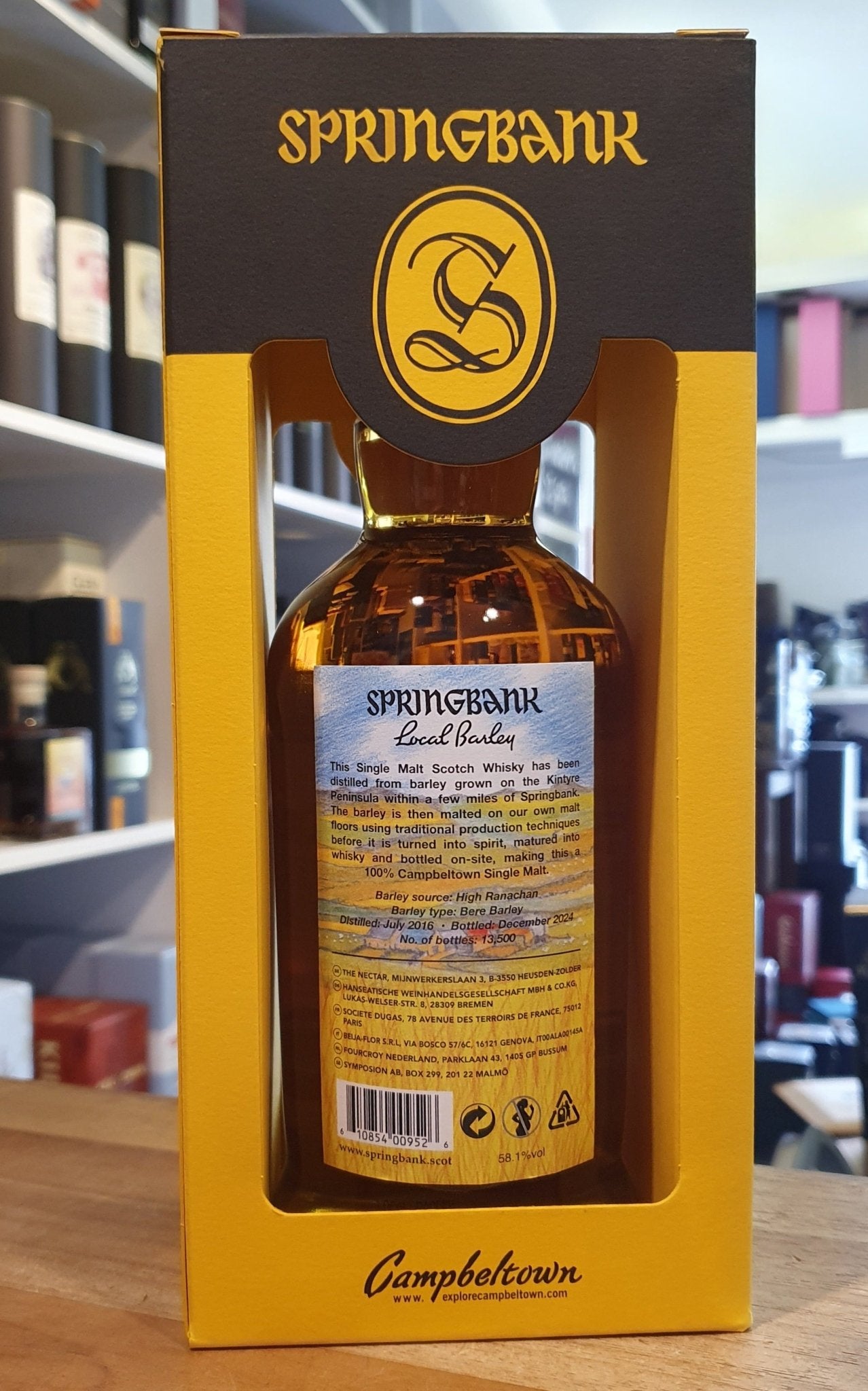 Springbank Local Barley 8y 0,7l 58,1% vol. Whisky