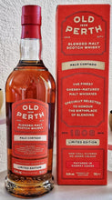 Načtěte obrázek do prohlížeče galerie,Old Perth Palo Cortado cask cs limited Edition 0,7l 55,8% vol. Whisky  limitiert auf 7800  Flaschen weltweit 
