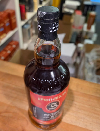 Springbank 8 y + BESCHÄDIGT + Distillery exclusive 2025 cask strength o.Dose 0,7l 58,1 % vol. Whisky
