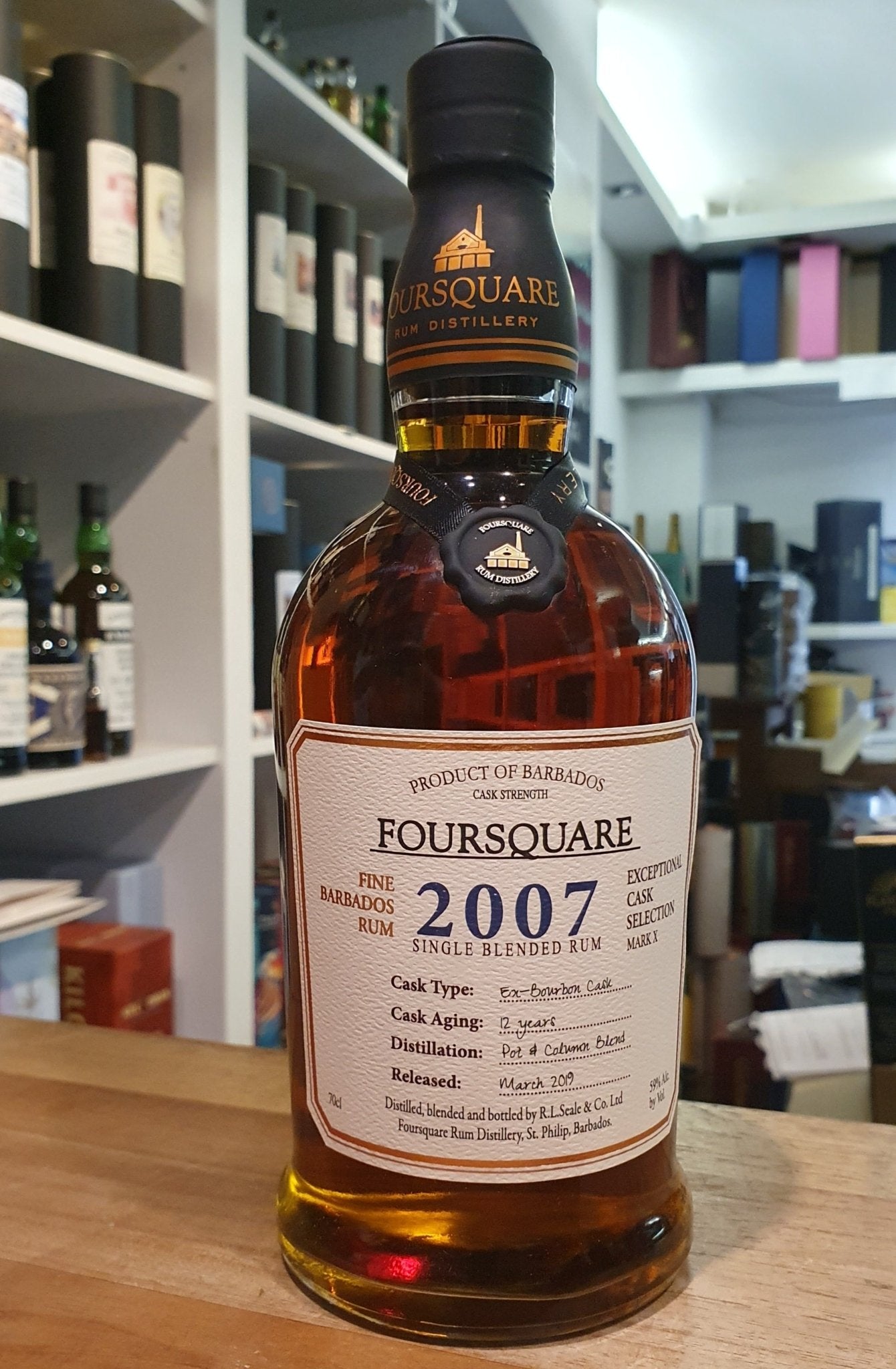 Foursquare 2007 Barbados cask strength 59% vol. 0,7l Rum
