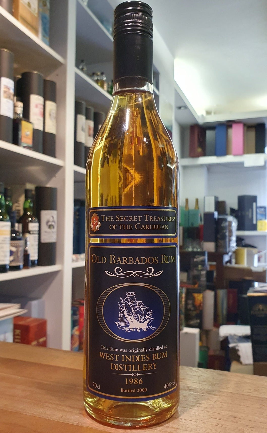 Barbados 1986 WIRD The Secret Treasures 0,7 l 40% vol. 0,7l Rum