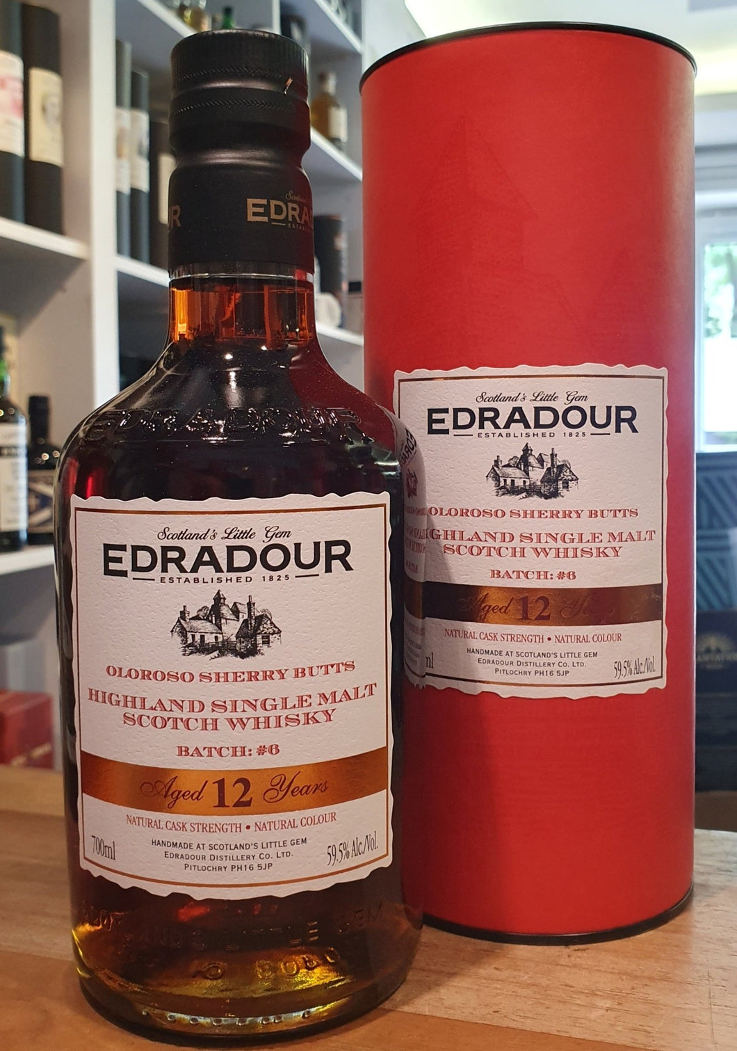 Edradour 2012 2025 12y 6 Oloroso Sherry Butt Cask strength 0,7l Fl 59,5%vol. Highland single malt scotch whisky rot