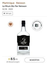 Cargue la imagen en el visor de la galería,Neisson blanc Bio par 2022 52,5% vol. 0,7l Rum Agricole Rhum Martinique sb
