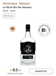 Neisson blanc Bio par 2022 52,5% vol. 0,7l Rum Agricole Rhum Martinique sb